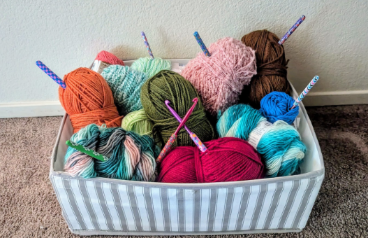 Crocheting is one of the many ways to make your own clothes, and design your dream wardrobe while learning a fun new hobby. (Photo: Ellie Akre)